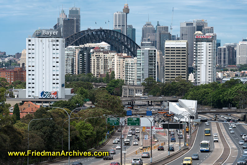 tourist,travel,icon,vacation,holiday,landscape,bridge,sights,traffic,city,crowds,urban,transportation,roads,cars,skyscrapers,buildings,